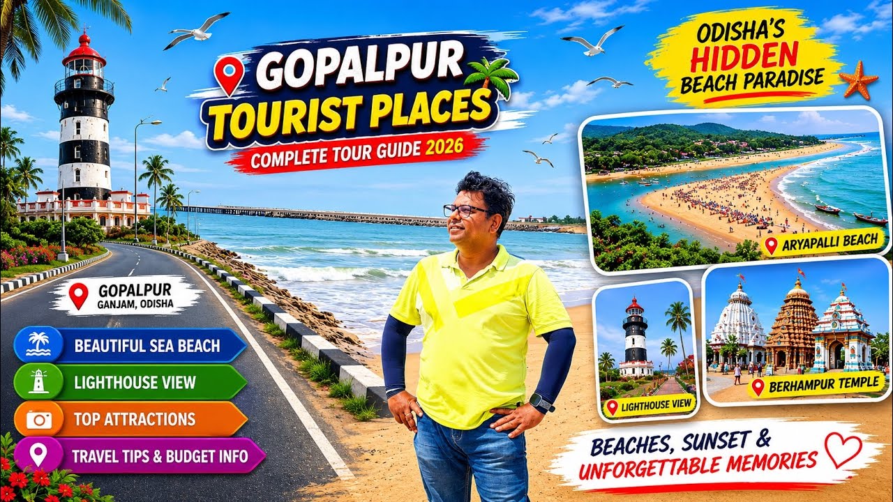 Gopalpur Tourist Places Full Tour Guide 2026 | Best Beaches & Hidden Places In Odisha