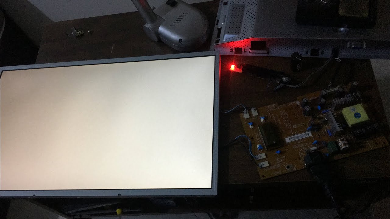 Abrindo monitor LG w2043S para conserto sem imagem   Resolvido