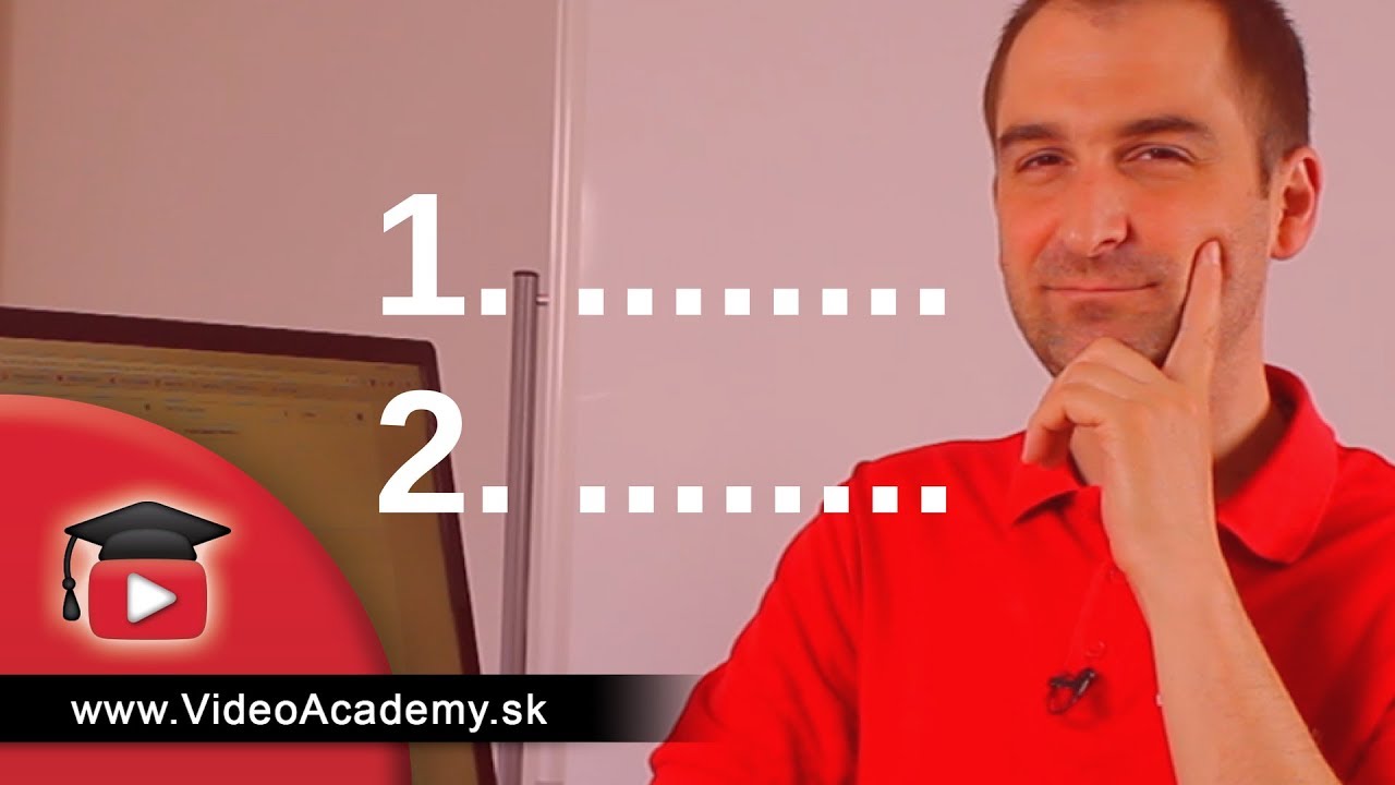 2 veci, ktoré by mal spĺňať NADPIS VÁŠHO VIDEA, ak chcete získať VIAC DIVÁKOV