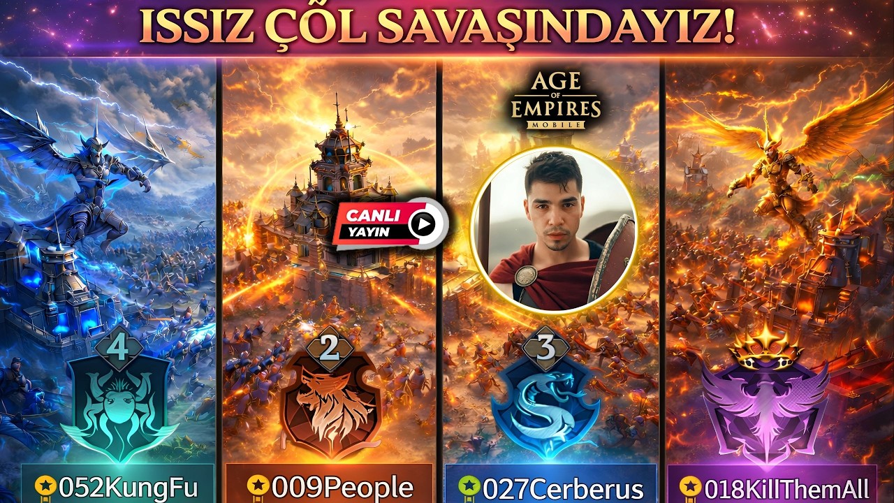 BU SAVAŞTA ORTALIK KARIŞIK ! | Age of empires mobile #ageofempiresmobile  🥷🏻