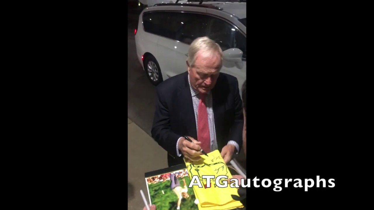 Jack Nicklaus Signing Autographs in Detroit, MI June 2019