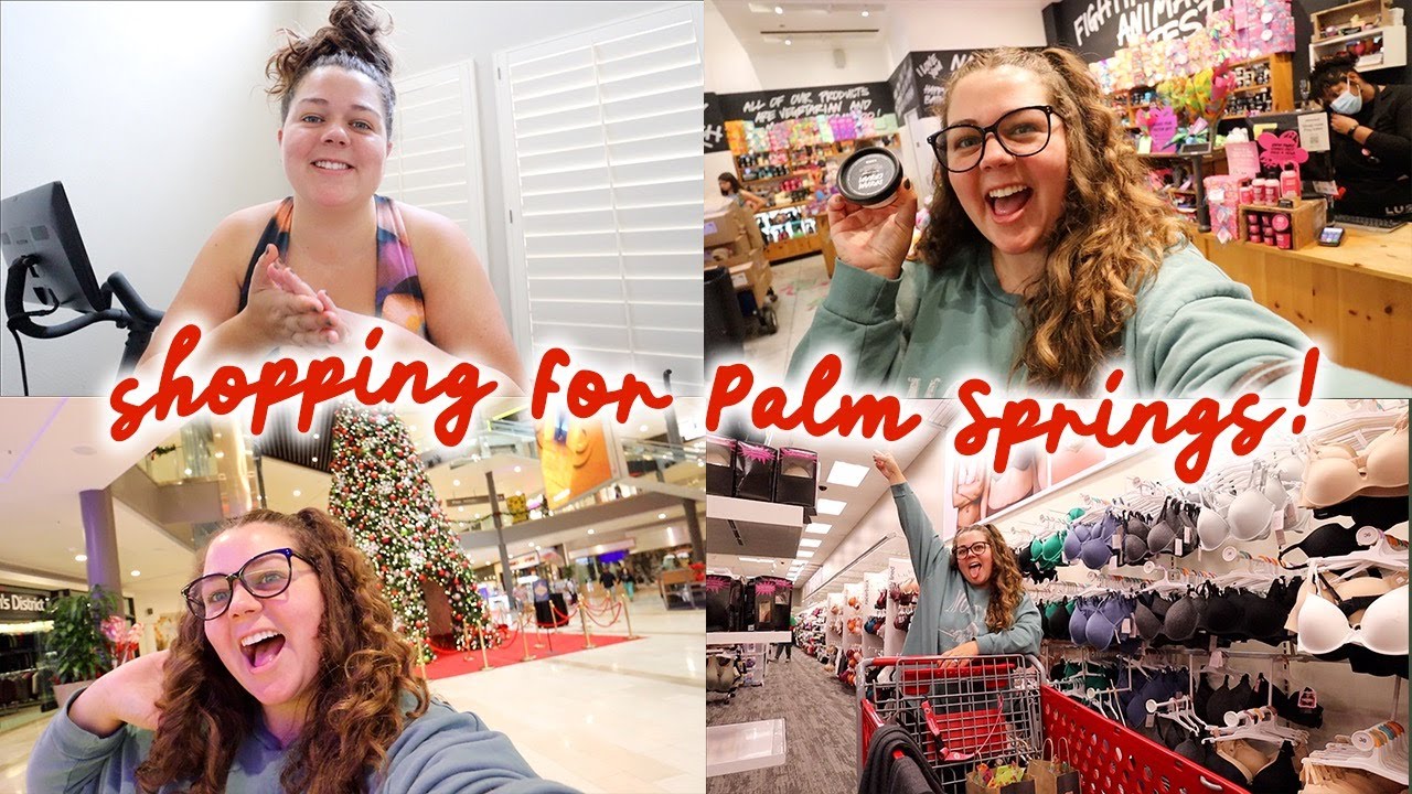 shopping for holiday gifts + palm springs trip prep!