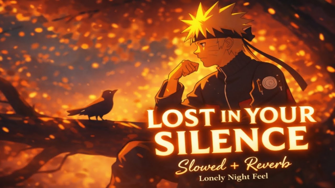 🎧 Lost In Your Silence 🌙 | Slowed + Reverb | Lonely Night Lofi Mood