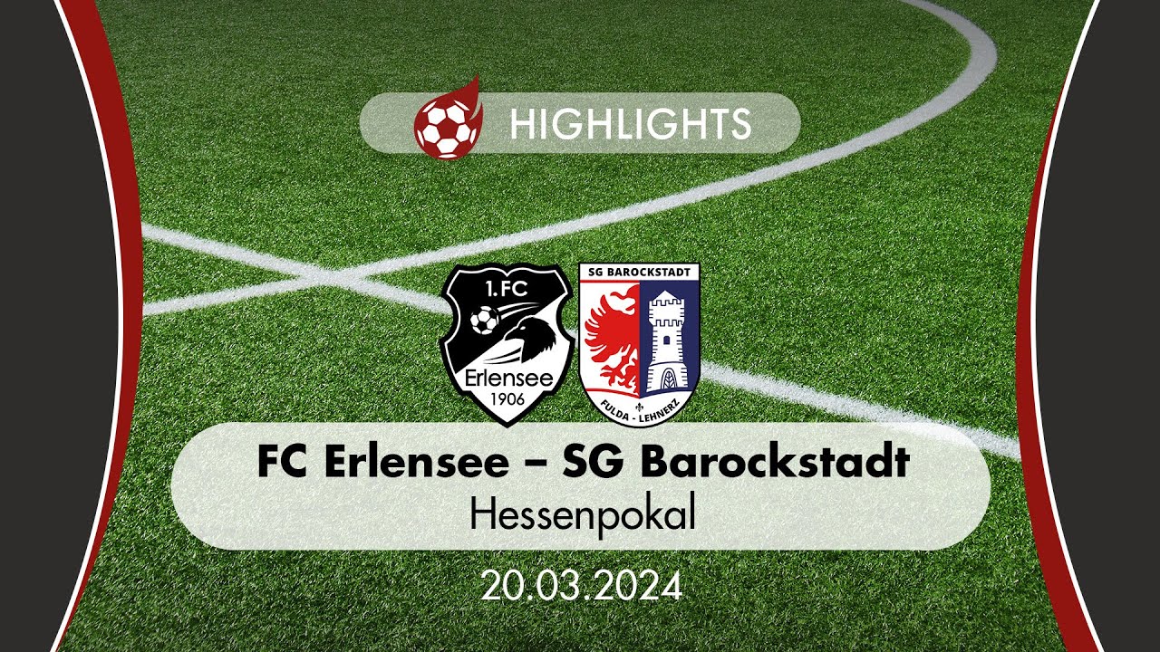 Highlights: Pokalfight zwischen FC Erlensee und SG Barockstadt #torgranate
