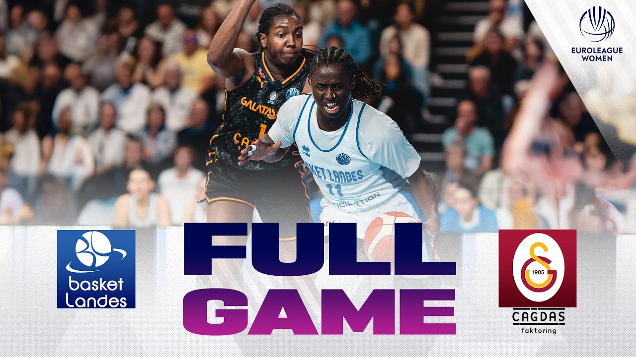 LIVE - Basket Landes v Galatasaray Cagdas Faktoring | EuroLeague Women 2025-26 | SFs Play-Ins