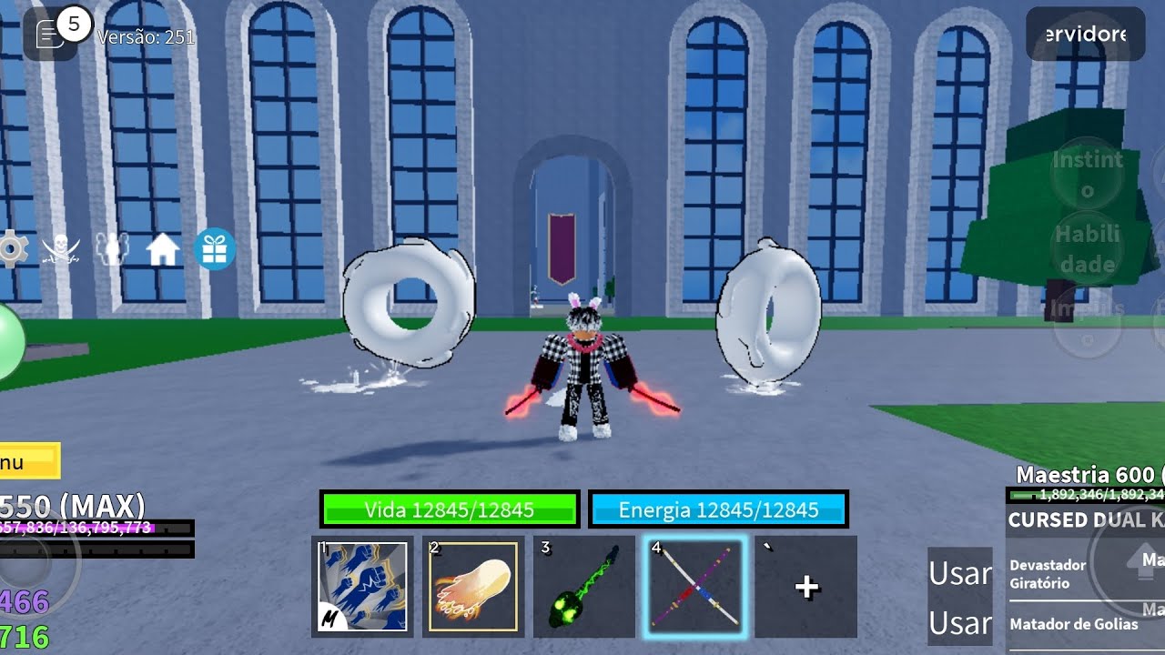 Caçando Bounty De Dough God Human E Cdk | Mobile | Blox Fruts | Bounty Hunter