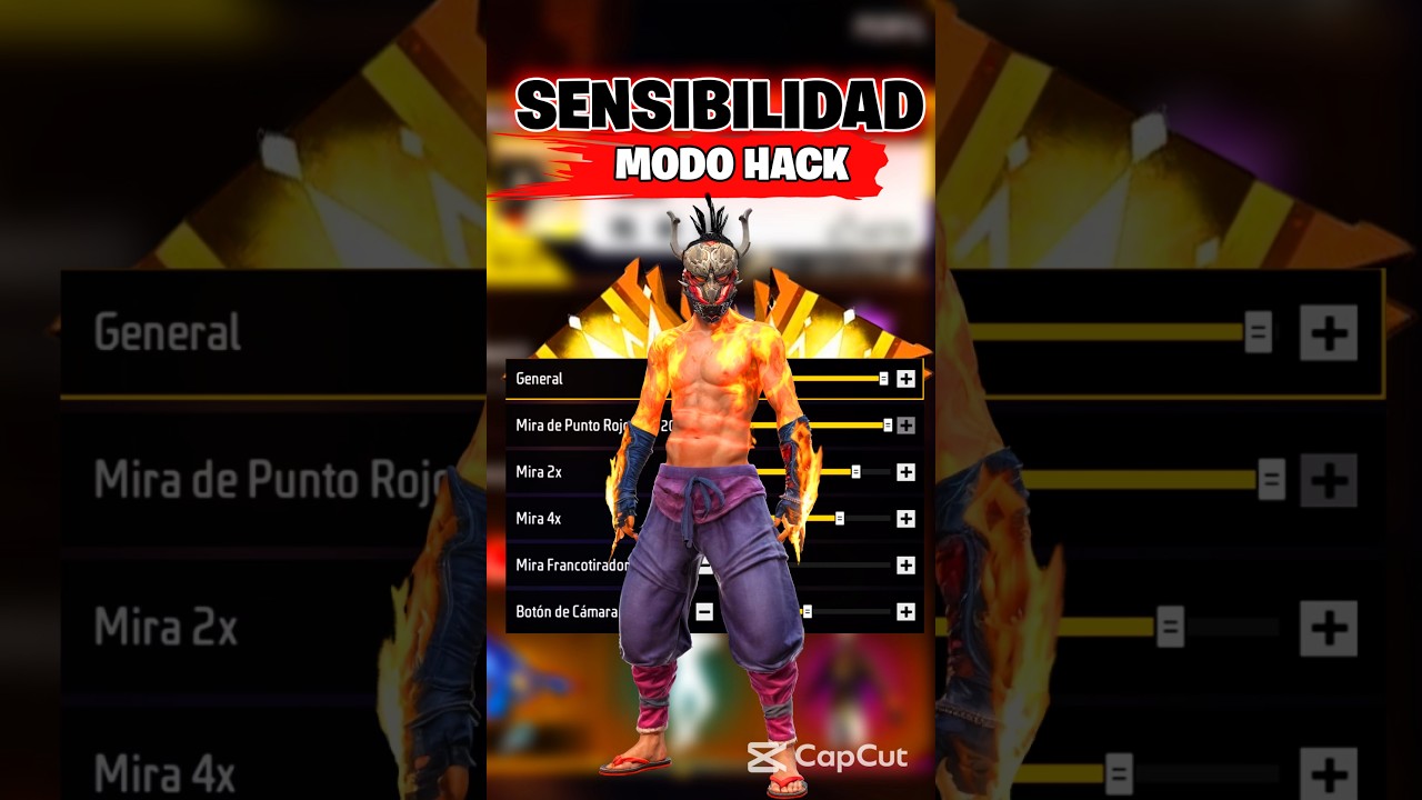 🔥 MEJOR SENSIBILIDAD para TODO ROJO en FREE FIRE 2025 🩸 SIN DPI ✅