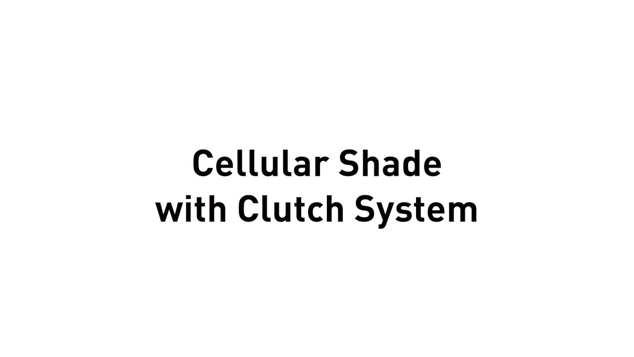 Fabrication - Cellular Shade with Clutch System