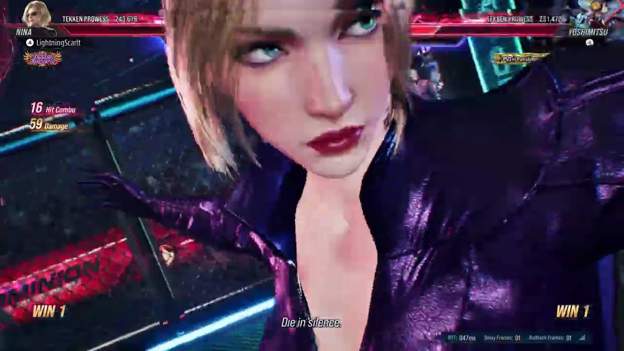 Tekken 8 - Nina Gold Ranked Matches 2025/07/31 (PS5)