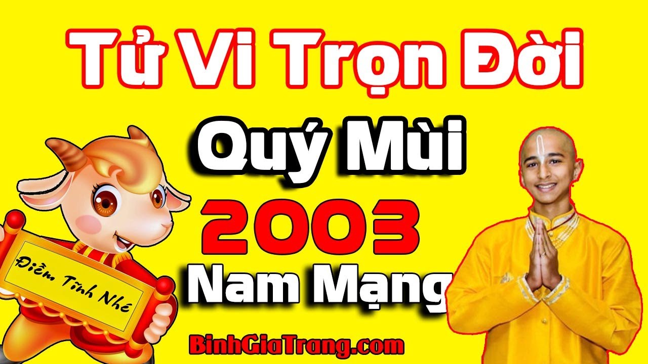 Tử vi trọn đời 2003 nam mạng: Cuộc sống thăng trầm, gian khổ - Xem tử vi trọn đời tuổi Qu&yacute; M&ugrave;i