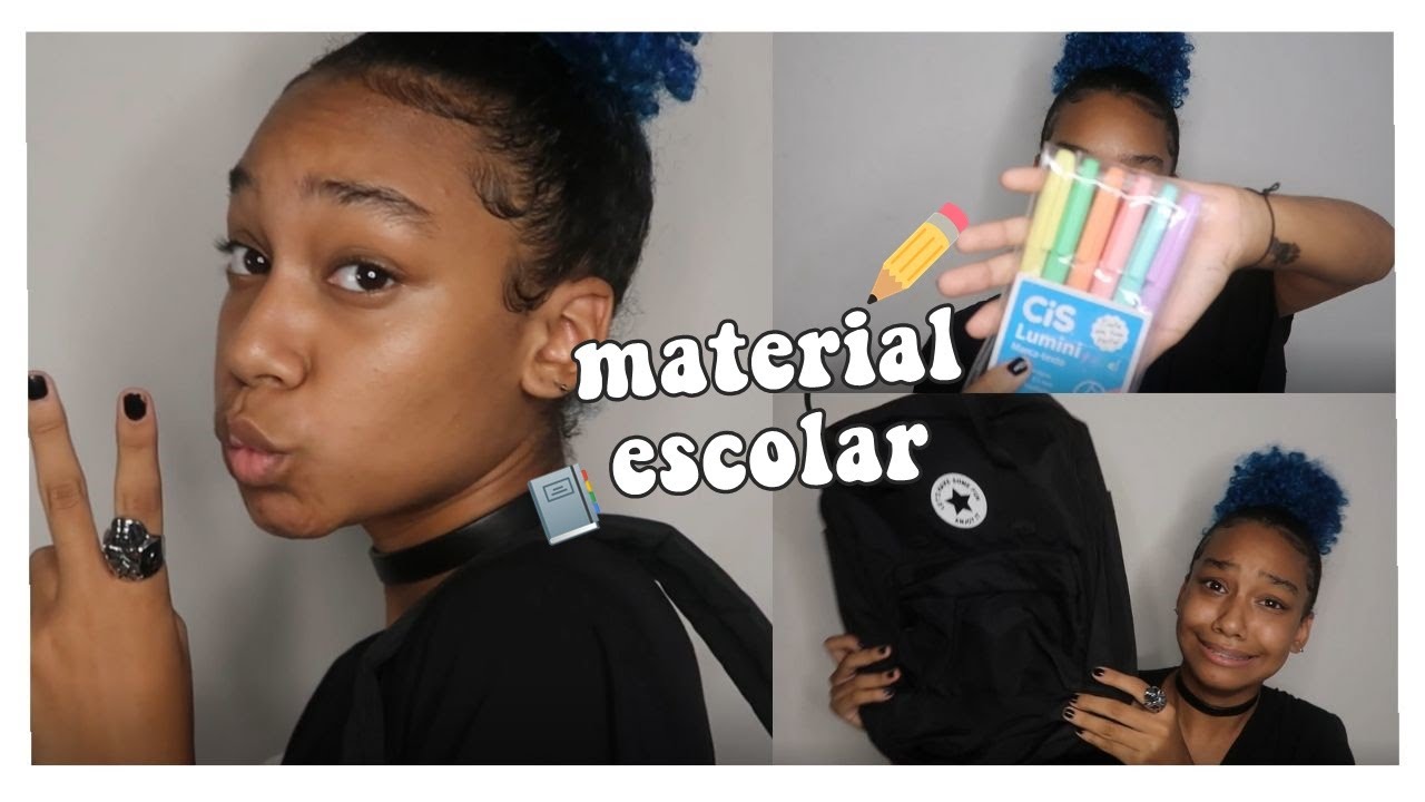 meu material escolar 2020 📚🎒