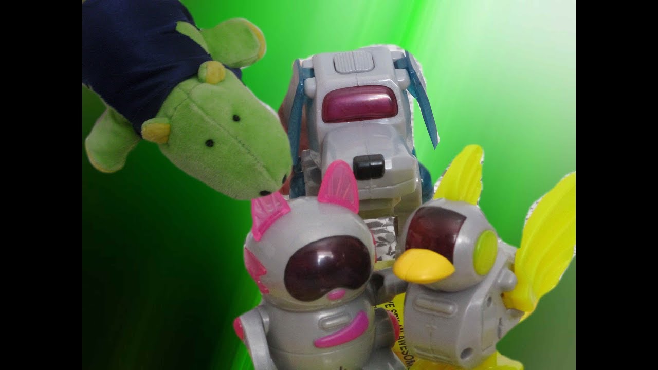 Mcdonalds Robo-Chi (Poo-chi) 2001 UK Mcdonalds cat,dog,bird toys (new HD Sounds)
