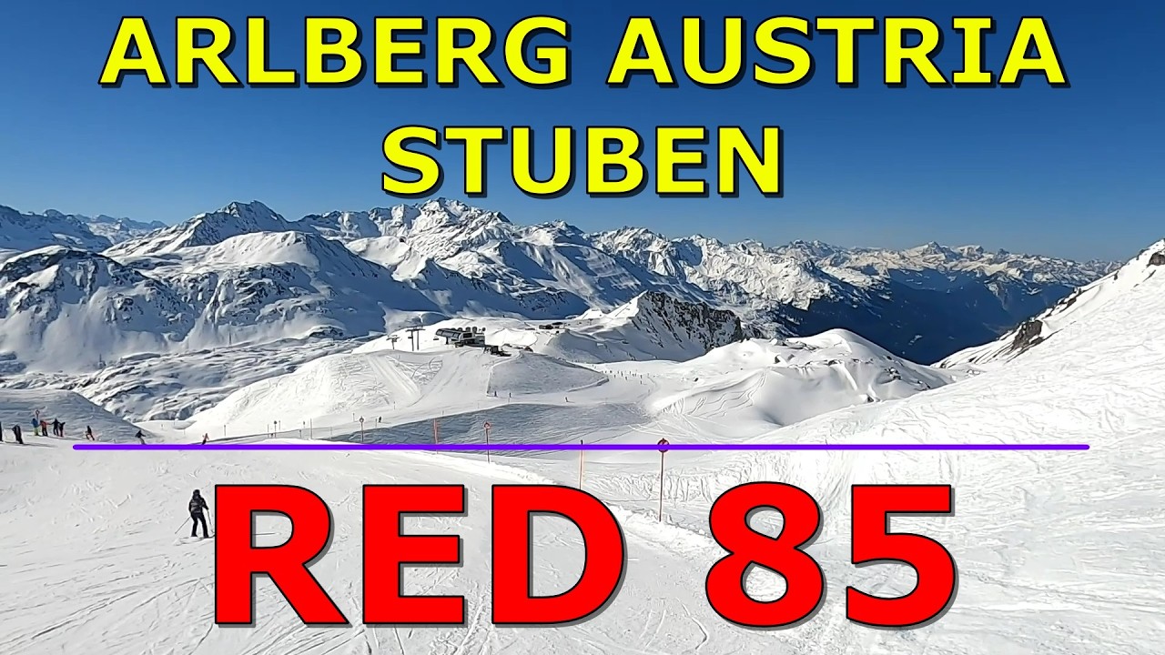 ❄️ STUBEN AUSTRIA 🎿 RED 85 – Valluga to Arlenmahder | GoPro HD POV Arlberg March 2025