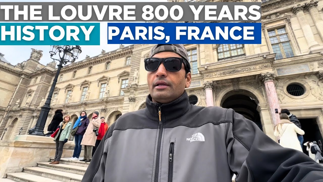 The Louvre : 800 Years of Old History | Louvre Museum Paris , France 