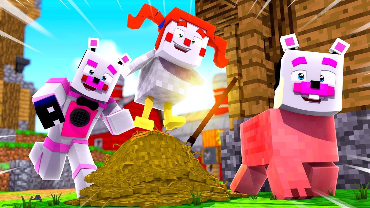 FNAF Farm Hunt ?! | Minecraft FNAF Roleplay