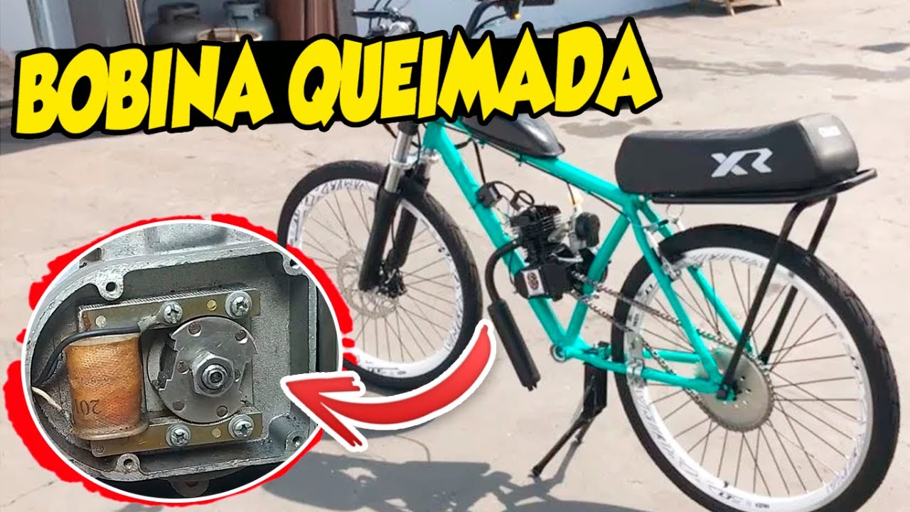 Motorizada não liga, Bobina queimada aprenda como testar e consertar