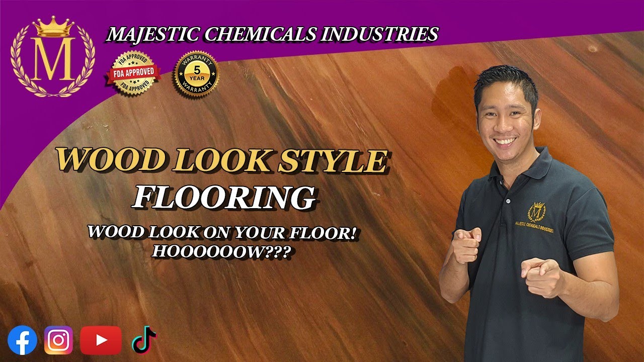 Wood Look Style Majestic Chemicals Epoxy Resin on your Floor! HOOOOOW???