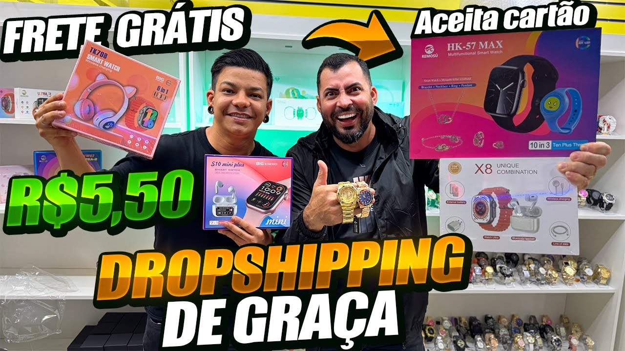 LOJA NOVA NA 25 DE MARÇO SP! FORNECEDOR DE RELÓGIO E SMARTWATCH BARATINHO  COM GARATINHA PRA LUCRAR