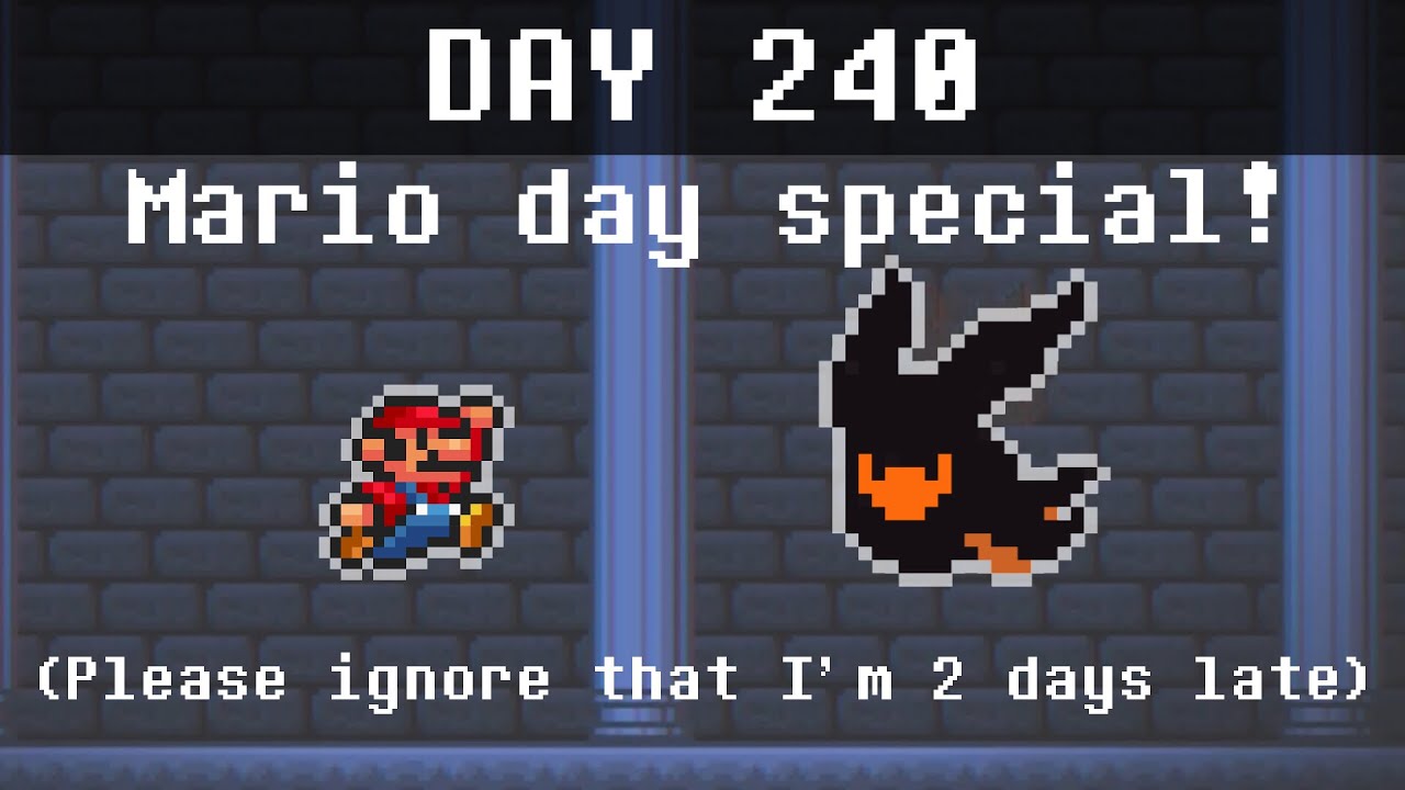 [DAY 240] {Mario Day Special!} Beating ERAM every day until Deltarune Chapter 5 comes out