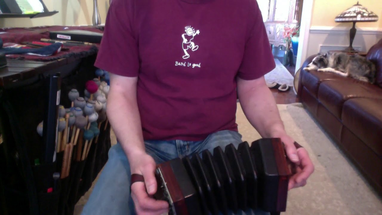 Maid Behind the Bar, McMahon, St. Anne's Reel on concertina Kenny Wolin on concertina by Kenny Wolin