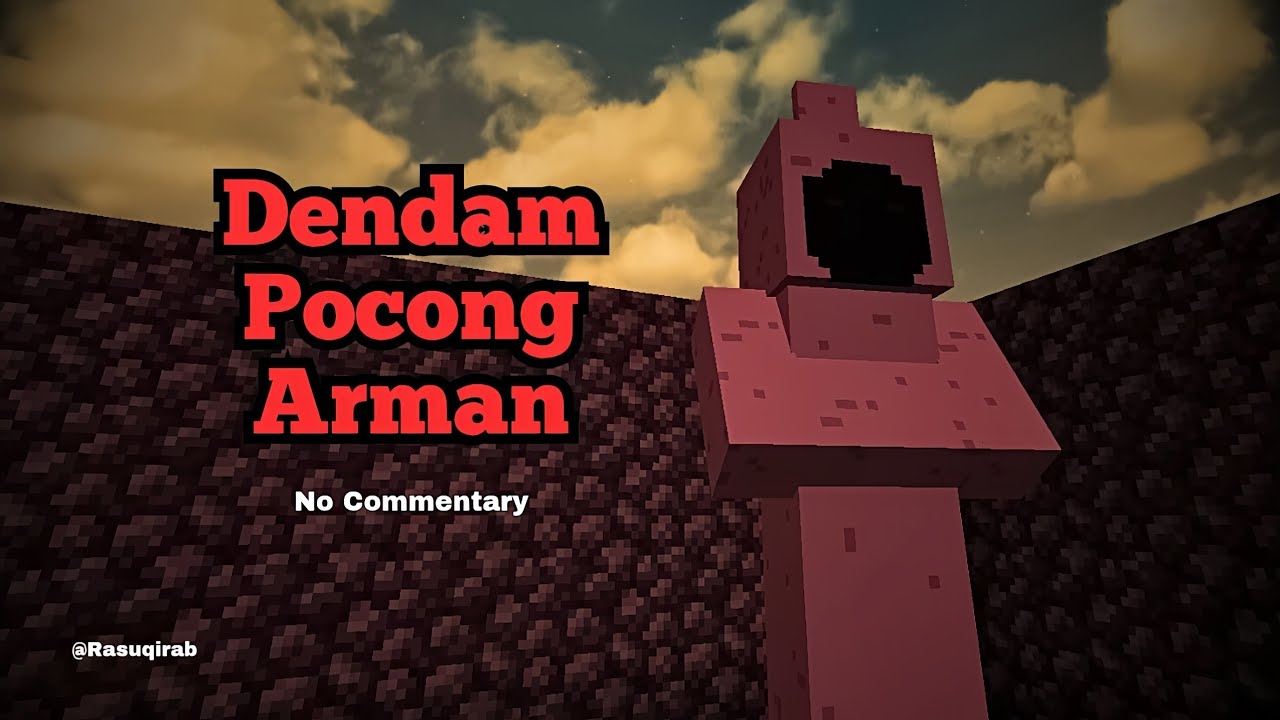 Gameplay Minecraft Horror Map | Dendam Pocong Arman | No Commentary