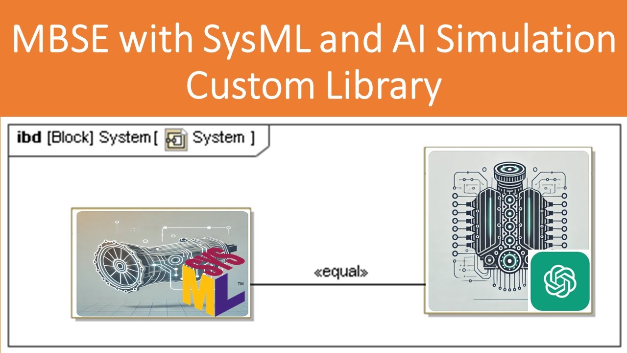 MBSE with SysML and AI Simulation, Custom Library of System Components