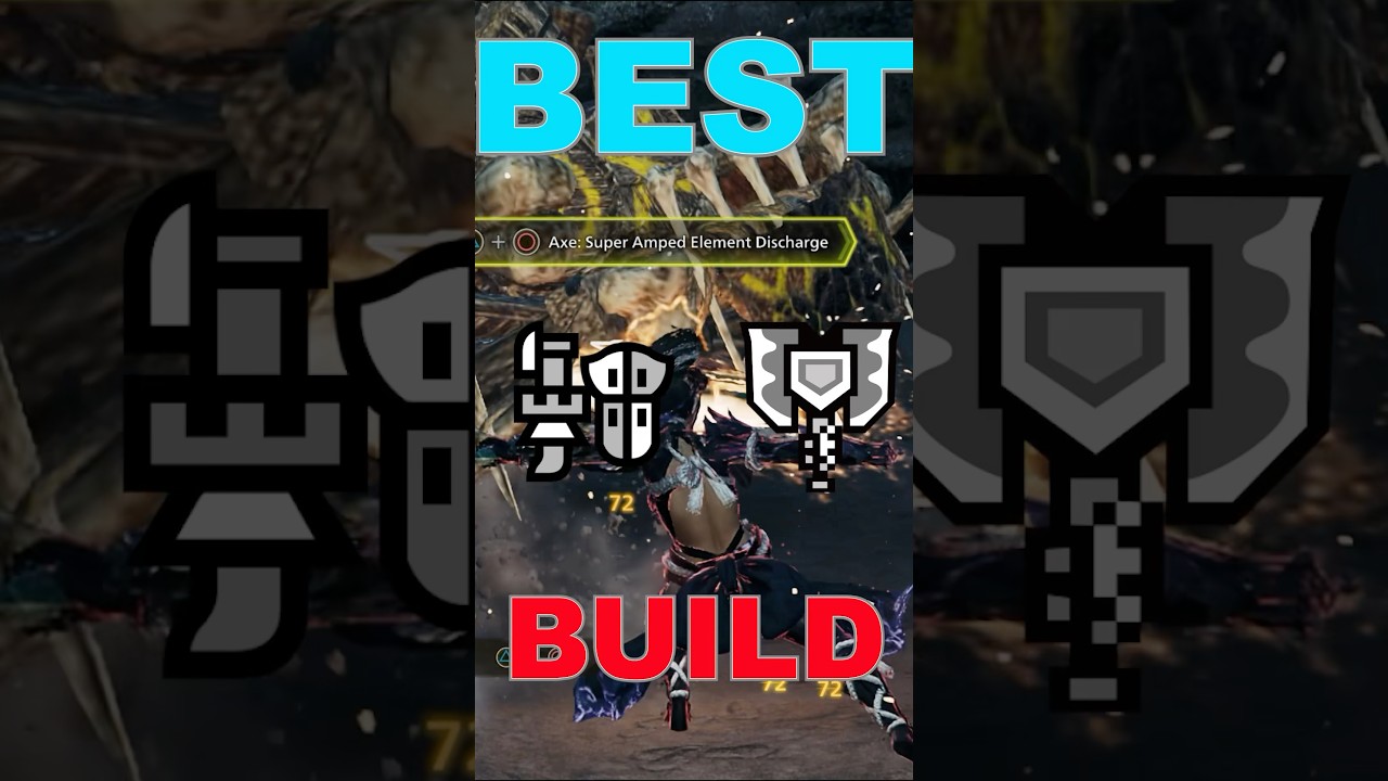 ONE OF THE BEST Gunlance & Charge Blade Builds in Monster Hunter Wilds #shorts #monsterhunterwilds