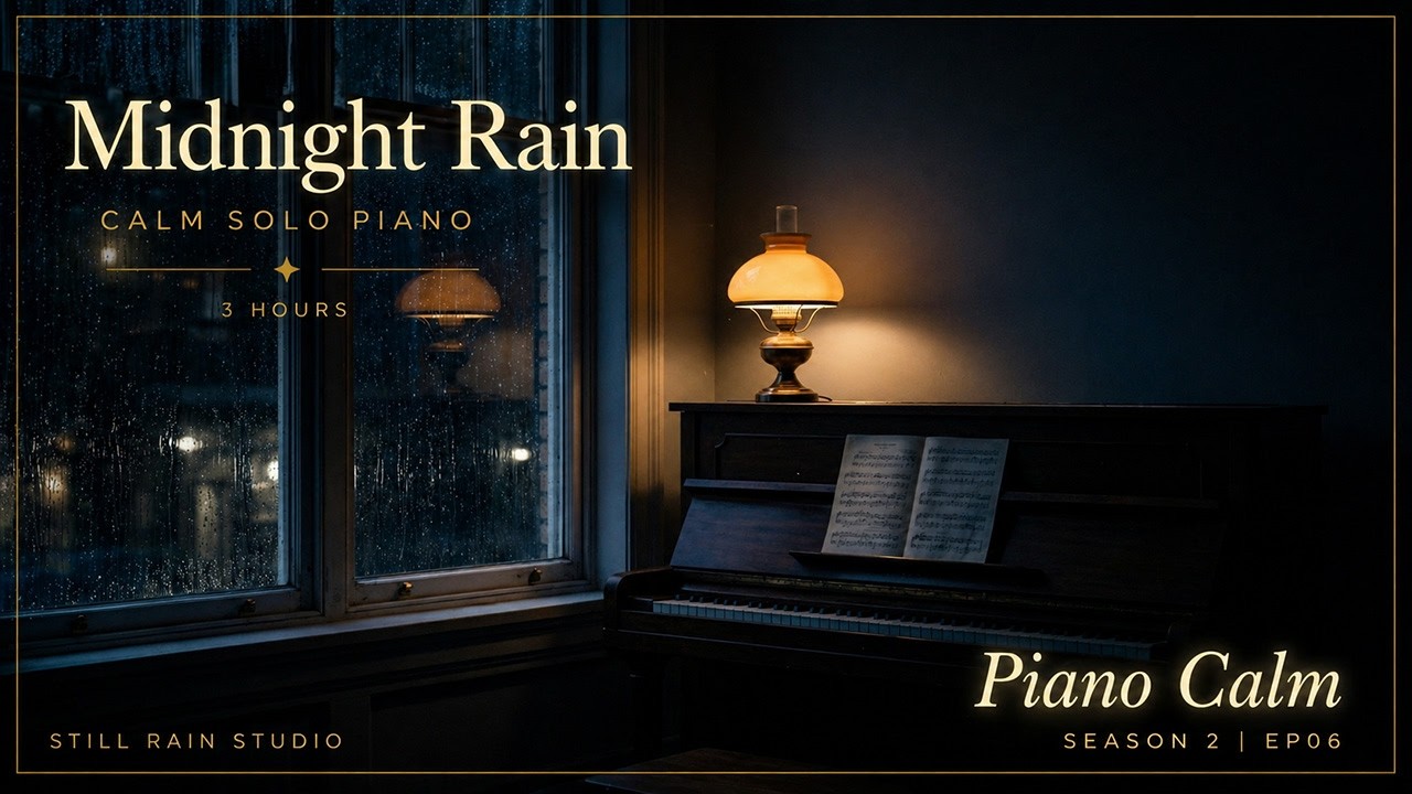 Still Rain Studio — Season 2 EP06 | Midnight Rain Lamp — Calm Solo Piano