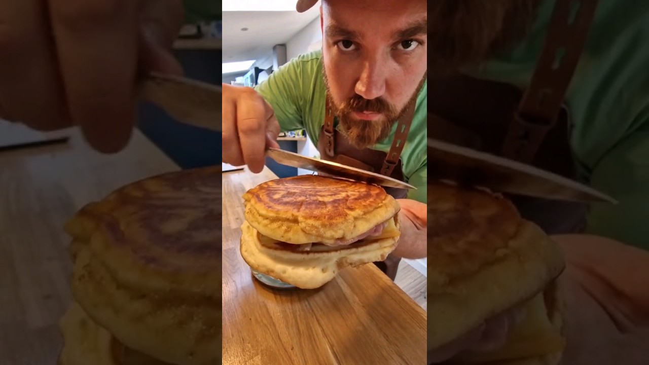 Pancakes Croque McDo ! #recette #recettefacile #mcdonalds #fat #fastfood #cuisine #foodie #food