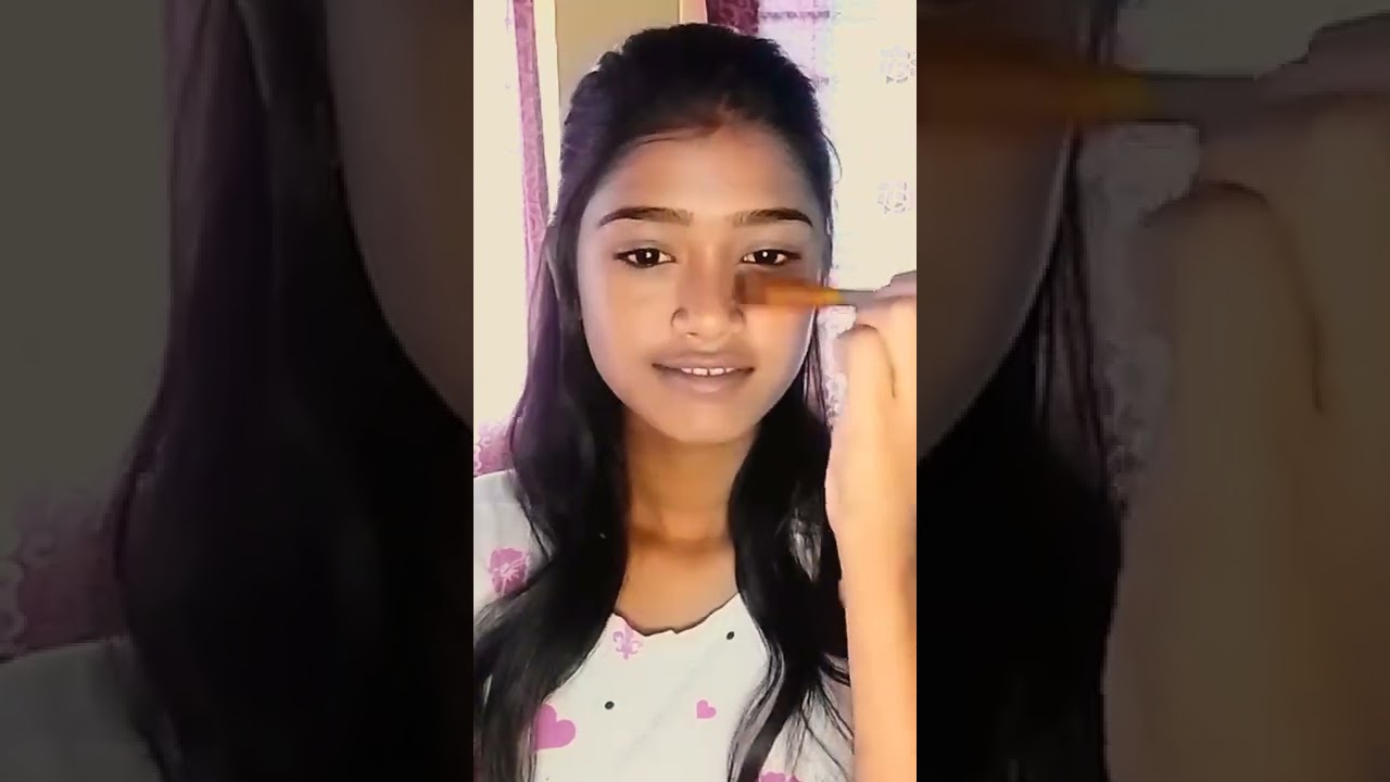 SIMPLE MAKEUP FOR COLLEGE GOING GIRLS🤩😍//#makeup #shorts #Neha Chowdhury