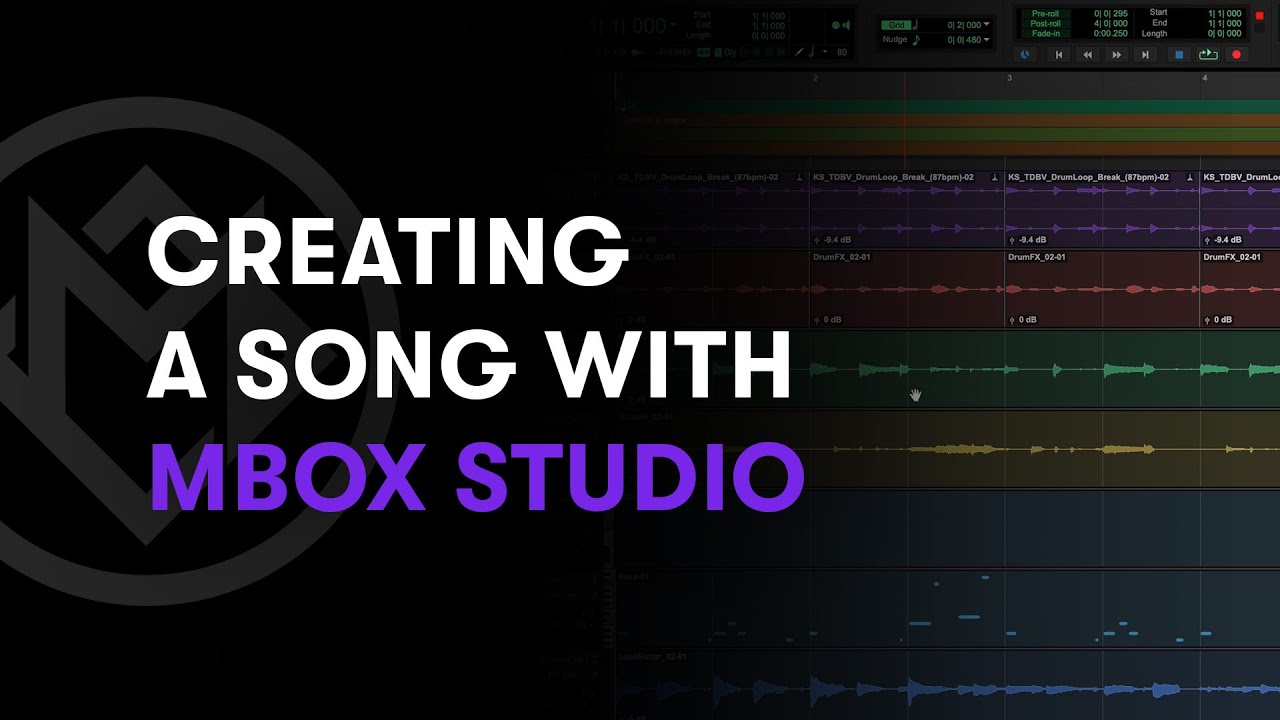 Создание песни с помощью MBOX Studio