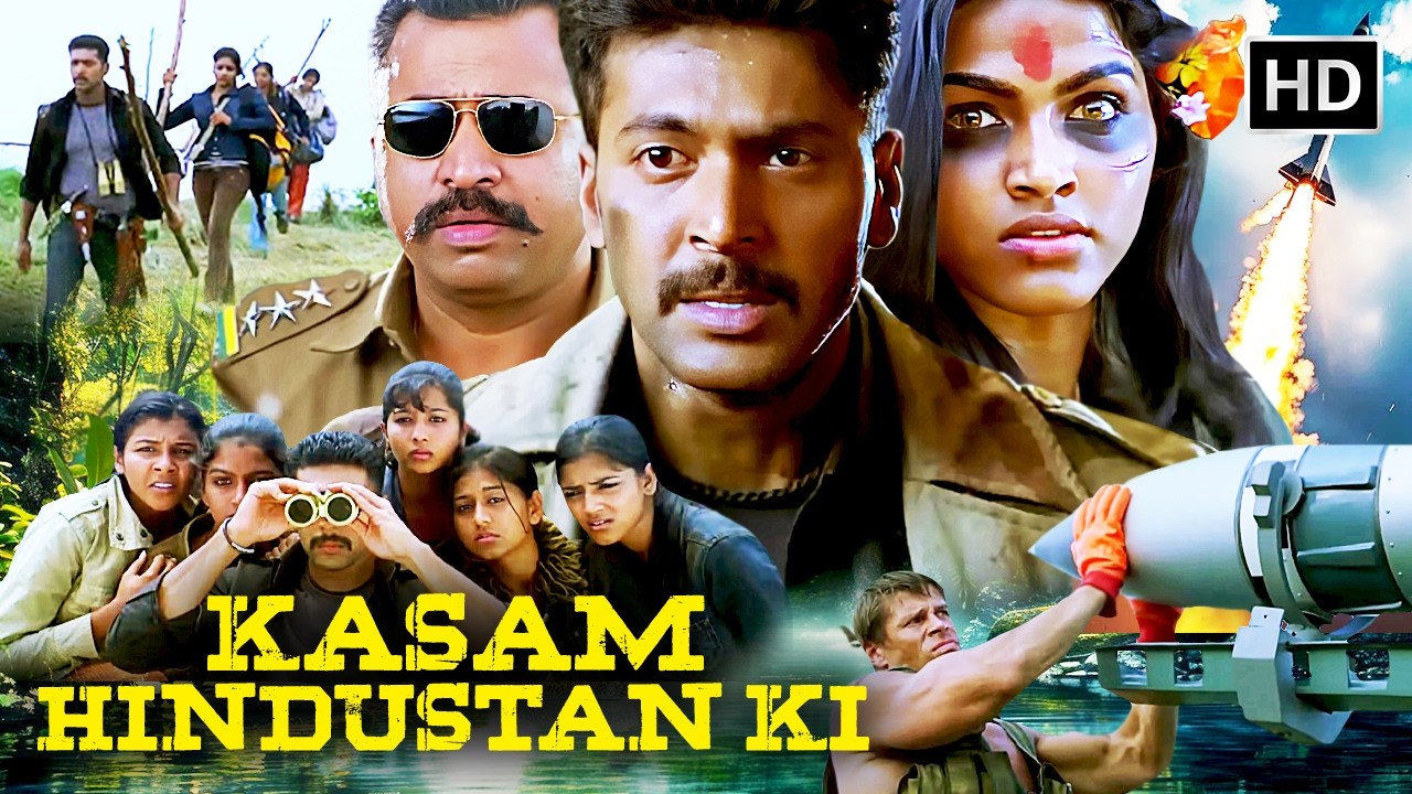 Kasam Hindustan Ki - Hindi Dubbed Action Movie | Jayam Ravi | Saranya Nag | NEW HINDI MOVIES