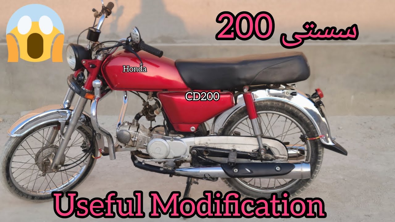 Honda1992 CD70 Convert to Honda CD200#bikeboy #hondacd70 #modifications 