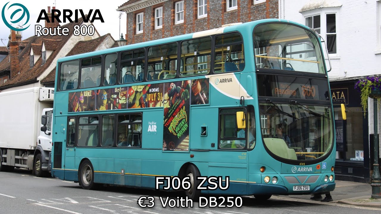 First Time | €3 Voith Wright Pulsar Gemini DB250, FJ06ZSU | Arriva Beds & Bucks
