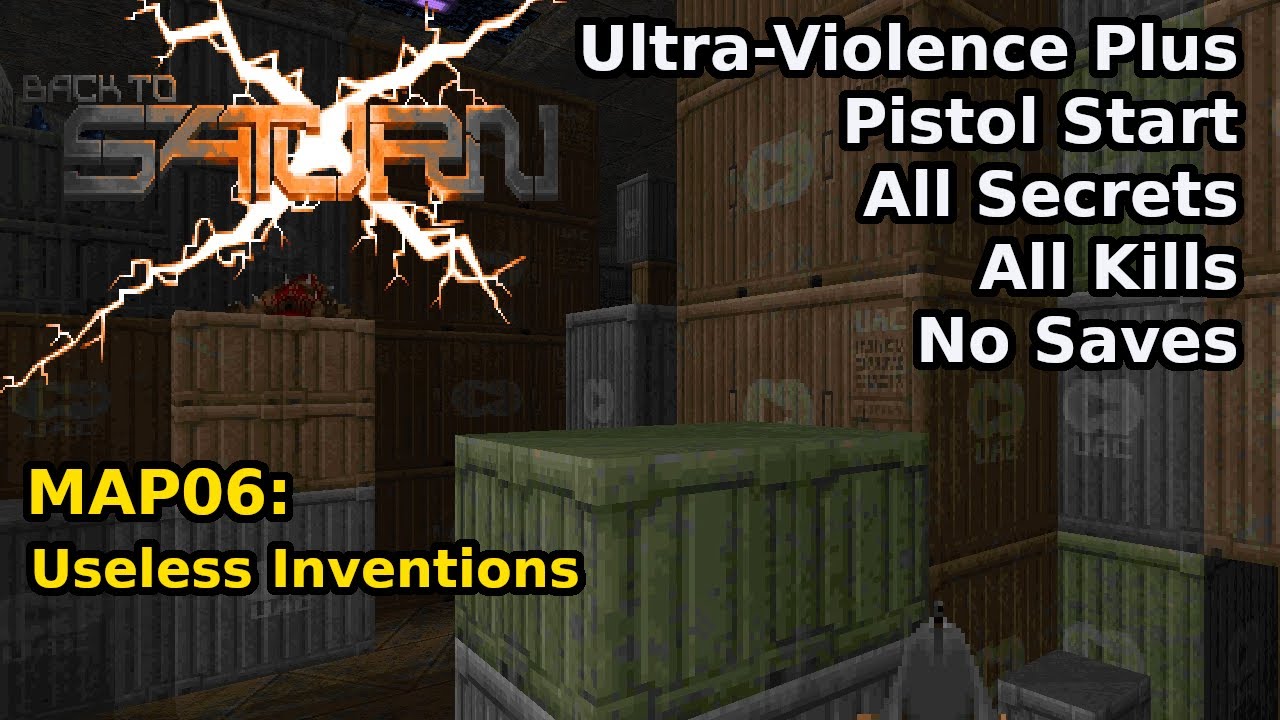 Doom II: BTSX E2 - MAP06: Useless Inventions (Ultra-Violence Plus 100%)