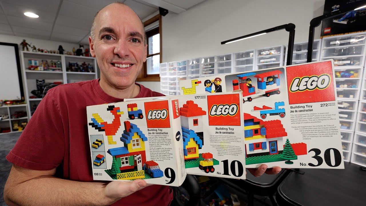 Собираем 50-летние наборы LEGO из антикварного магазина.
