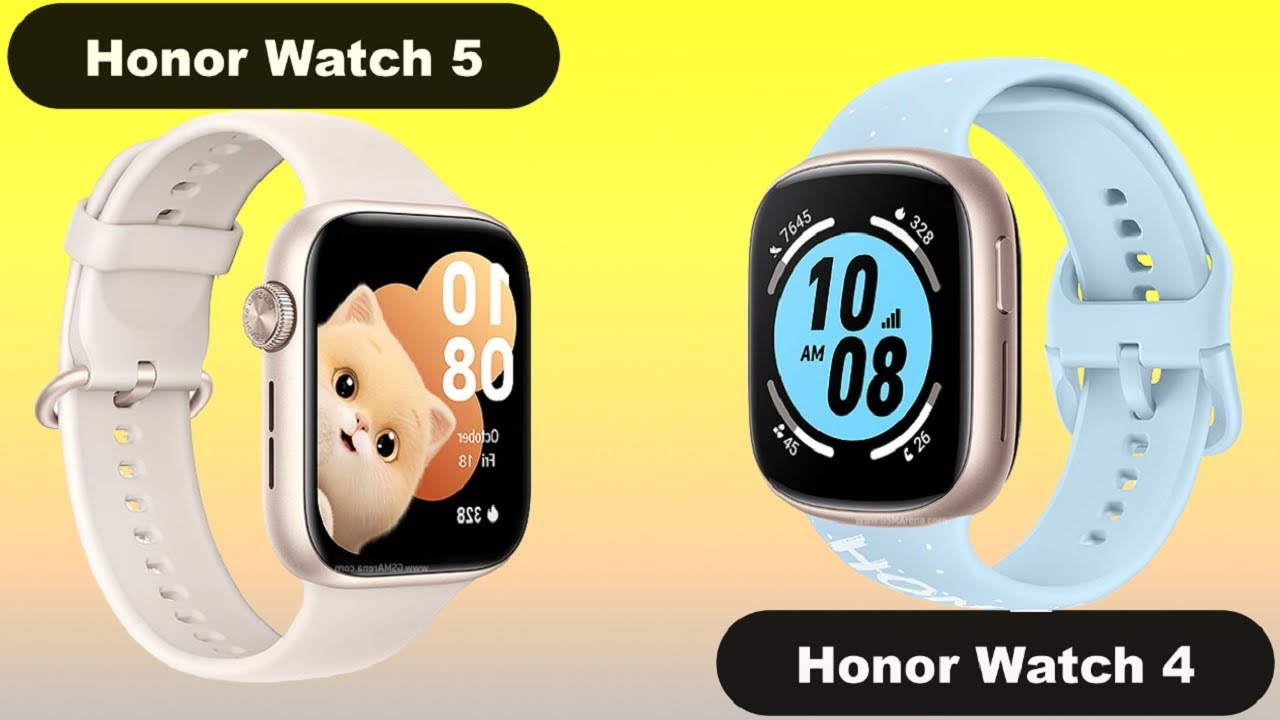 Honor watch 5 vs Honor watch 4