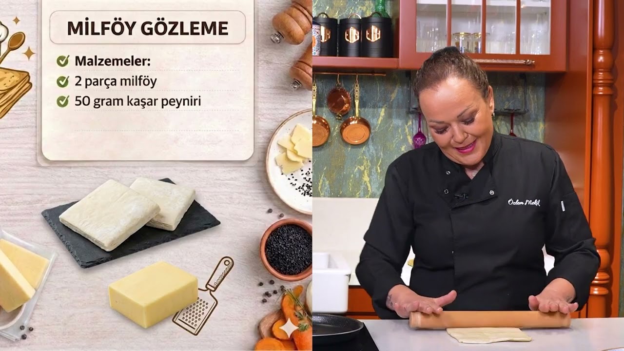 Sadece 5 Dakikada Milföy Hamurundan Gözleme! Tavayı Hazırlayın Bu Tarif Viral Olacak