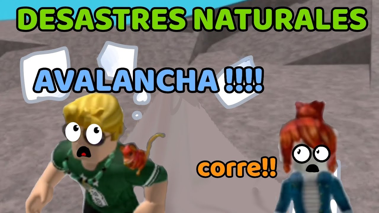 Jugando desastres naturales en Roblox 
