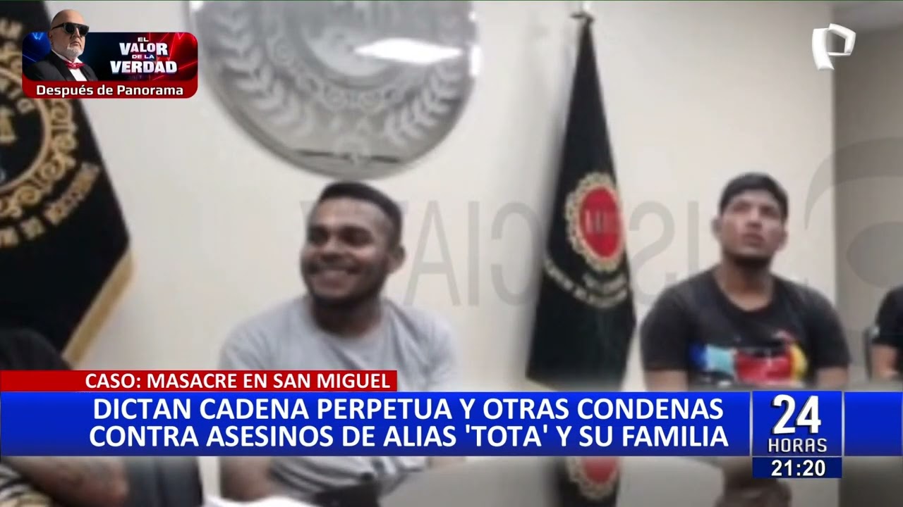 Sentencian a cadena perpetua a sicarios que mataron de 57 balazos a familia en San Miguel