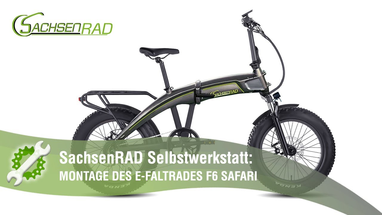 SachsenRAD E-Faltrad F6 Safari aufbauen leicht gemacht