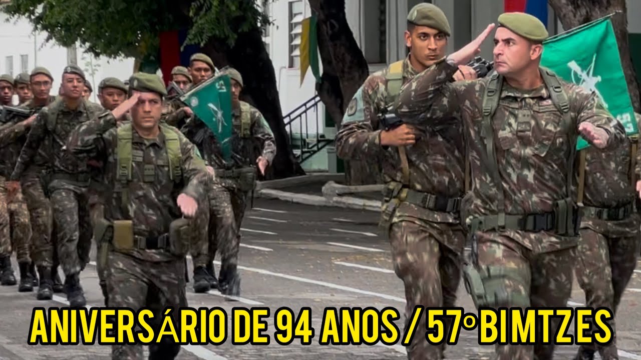 REGIMENTO ESCOLA DE INFANTARIA 94 ANOS DE ORGANIZAÇÃO MILITAR DO EXÉRCITO BRASILEIRO 🇧🇷
