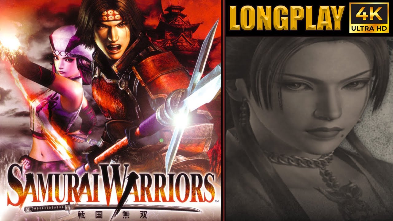 Samurai Warriors Longplay | Noh - Full Walkthrough - All Paths No Commentary PS2 4K