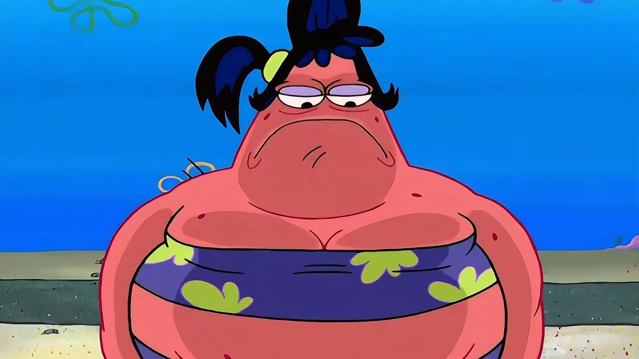 《海綿寶寶》派大星的姐姐居然是个暴力狂，小海綿和章魚哥都敵不過她！#搞笑 #動漫#spongebob  #shorts