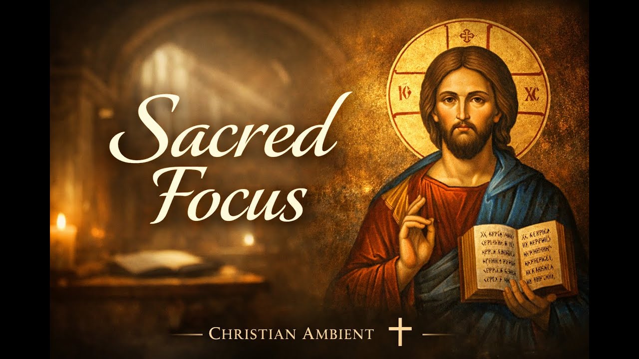 ✝️ Christian Ambient Music for Study & Focus | Peaceful Instrumental Piano | Sacred Focus (1 Hour)