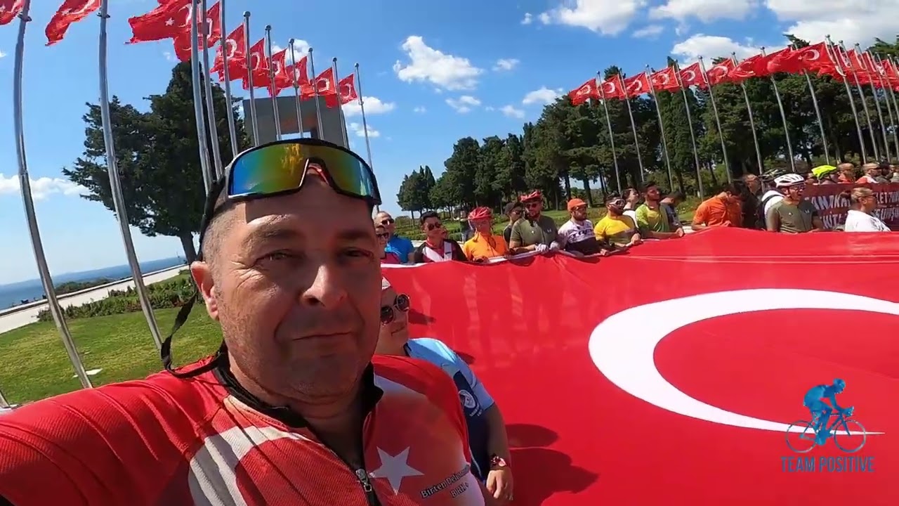 Çanakkale Bisiklet turu Şehitlere saygı sürüşü 03/09/2023