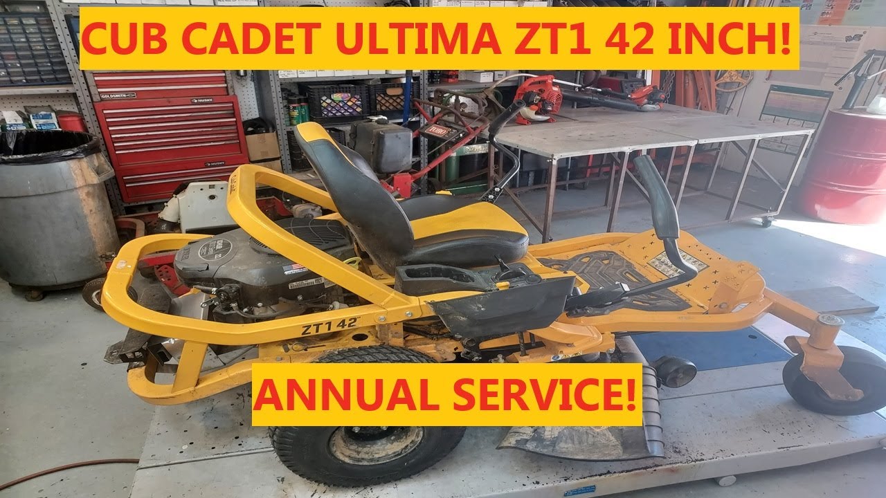 Cub Cadet Ultima ZT1 42 Inch Annual Service!
