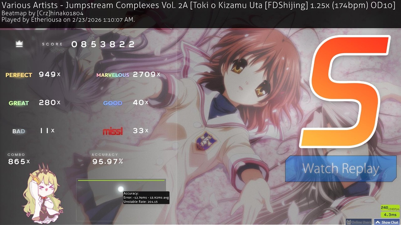 Halozy - Toki wo Kizamu Uta [x1.25 OD10] 95.97%