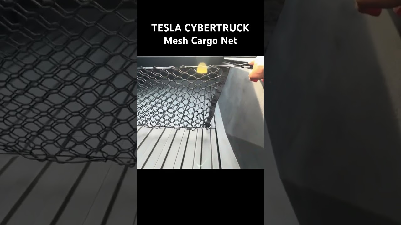 Tesla Cybertruck Mesh Cargo Net - is it better than the vault divider?