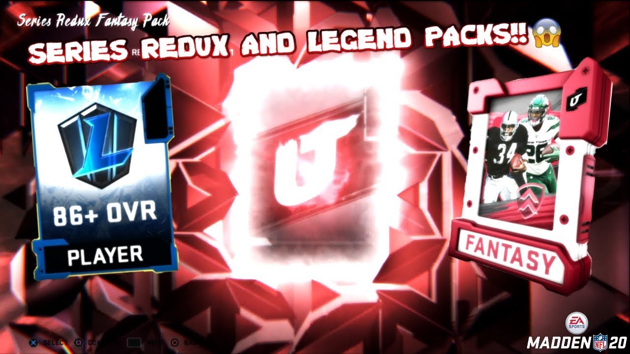BLITZ SERIES REDUX PACK + 90 OVERALL LEGEND PULL! MADDEN 20 ULTIMATE TEAM